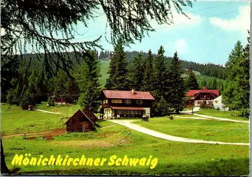 47075 - Niederösterreich - Mönichkirchen , Mönichkirchner Schwaig - gelaufen 1982