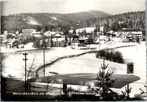 47083 - Niederösterreich - Mönichkirchen , am Wechsel , Panorama - gelaufen 1972