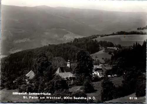 47110 - Niederösterreich - St. Peter am Wechsel , Panorama - gelaufen