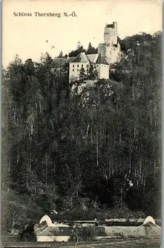 47114 - Niederösterreich - Thernberg , Schloß Thernberg - gelaufen