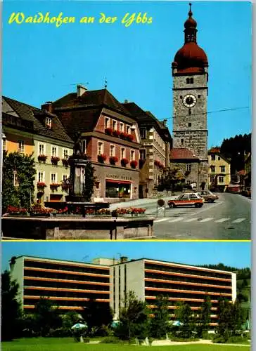 47134 - Niederösterreich - Waidhofen an der Ybbs , Kuranstalt Buchenbergheim , Mehrbildkarte , Renault - gelaufen