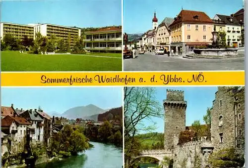 47135 - Niederösterreich - Waidhofen an der Ybbs , Mehrbildkarte - gelaufen 1996