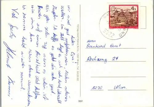 47136 - Niederösterreich - Waldviertel , Großgerungs , Wurmbrand , Preinreichs , Jagenbach , Mehrbildkarte - gel. 1986