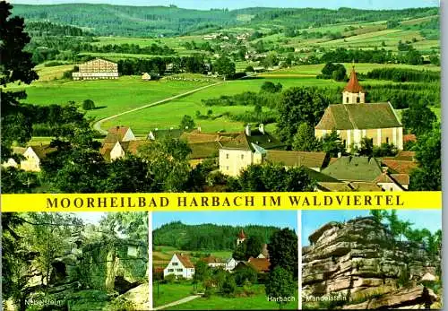 47153 - Niederösterreich - Moorbad Harbach , Moorheilbad , Waldviertel , Mehrbildkarte - gelaufen 1989