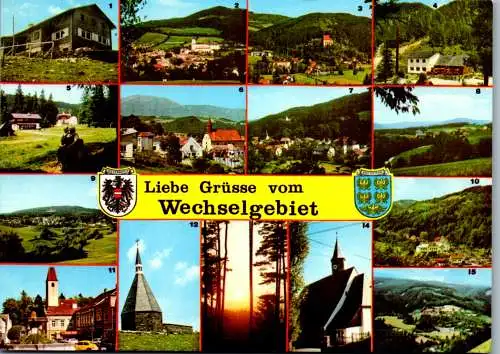 47156 - Niederösterreich - Wechsel , Wetterkogelhaus , Kirchberg , St. Corona , Trattenbach - gelaufen 1984