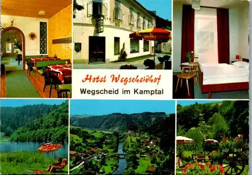 47157 - Niederösterreich - Wegscheid , im Kamptal , Hotel Wegscheidhof , E. u. W. Steinhauer - gelaufen 1977