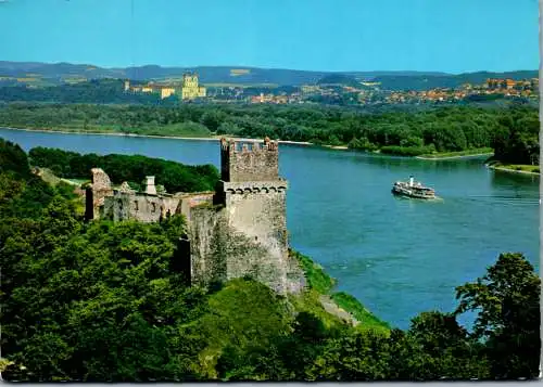 47160 - Niederösterreich - Melk , Ruine Weitenegg und Melk a. d. Donau , Wachau - gelaufen 1980