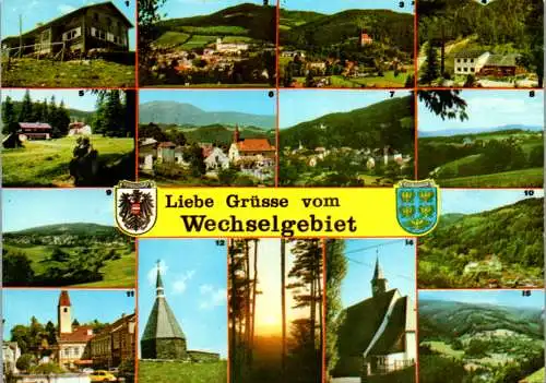 47172 - Niederösterreich - Wechsel , Kummerbauer Stadl , Feistritz , Aspang , Heldenkirche , Mariensee - gelaufen 1982