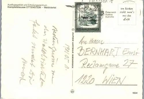 47188 - Niederösterreich - Ottenstein , Kamptal Stausee Ottenstein , Waldviertel , Mehrbildkarte - gelaufen 1981