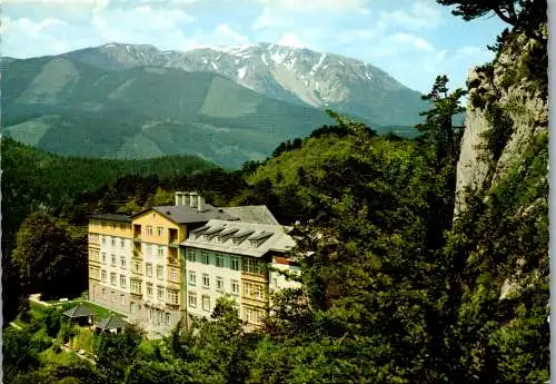 47213 - Niederösterreich - Puchberg am Schneeberg , Urlauberhaus Strengberg , Blick zum Schneeberg - n. gelaufen