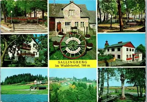 47239 - Niederösterreich - Sallingberg , Waldviertel , Mehrbildkarte - gelaufen