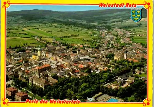 47245 - Niederösterreich - Retz , Panorama - gelaufen 1983