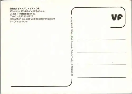 47247 - Niederösterreich - Trattenbach , Dretenpacherhof , Günter u. Christiane Schabauer - nicht gelaufen