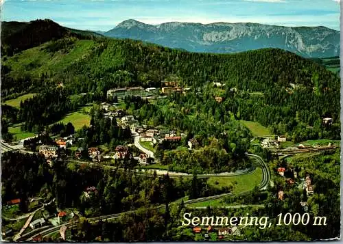 47262 - Niederösterreich - Semmering , Panorama gegen Raxalpe - gelaufen 1977