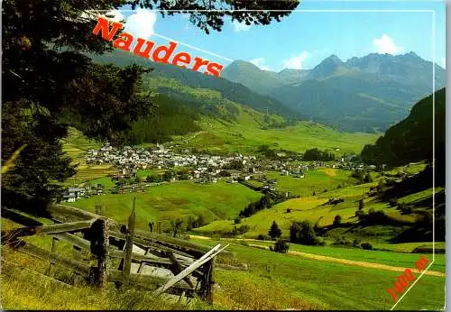 47280 - Tirol - Nauders , Panorama , Oberinntal - gelaufen 1991