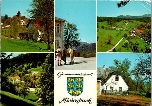 47285 - Niederösterreich - Miesenbach , Gauermannheimat , Mehrbildkarte - gelaufen 1981