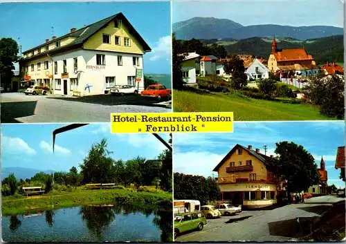 47292 - Niederösterreich - St. Corona am Wechsel , Hotel Restaurant Fernblick , Inh. Fam. Hans Strobl - gelaufen 1979