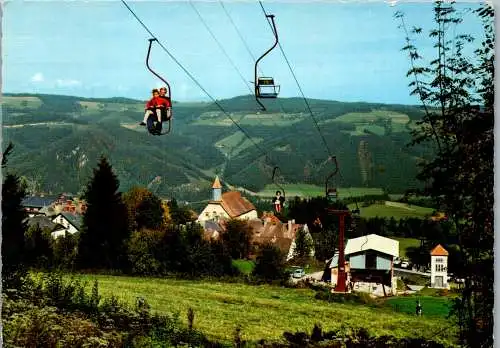 47296 - Niederösterreich - St. Corona am Wechsel , Sessellift Talstation - gelaufen 1970