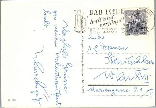 47333 - Oberösterreich - Bad Ischl , Kurhaus , Pfarrgasse , Kaiservilla , Mehrbildkarte - gelaufen 1968