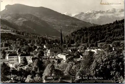 47334 - Oberösterreich - Bad Ischl , Panorama mit Dachstein , Piatnik Kinderpost Stempel - gelaufen