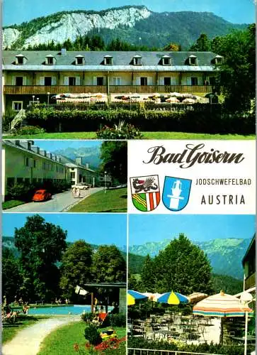 47337 - Oberösterreich - Bad Goisern , Jodschwefelbad , Mehrbildkarte - gelaufen