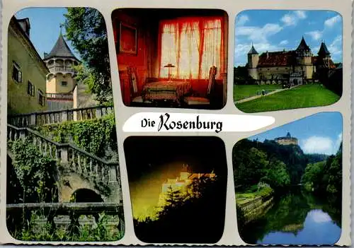 47387 - Niederösterreich - Rosenburg am Kamp , Die Rosenburg im Kamptal , Mehrbildkarte - nicht gelaufen