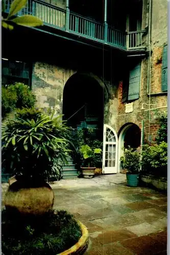 47395 - USA - New Orleans , Patio at 520 Royal Street - nicht gelaufen
