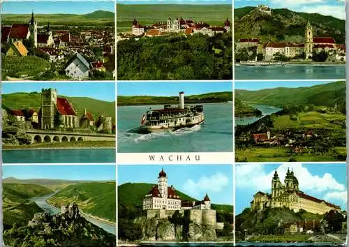 47440 - Niederösterreich - Wachau , Krems , Stift Göttweig , Dürnstein , St. Michael , Schönbühel - gelaufen