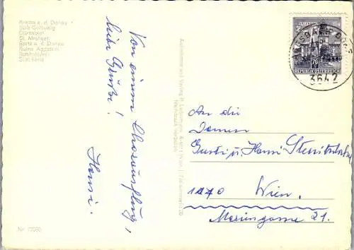 47440 - Niederösterreich - Wachau , Krems , Stift Göttweig , Dürnstein , St. Michael , Schönbühel - gelaufen