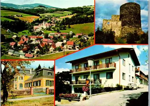 47441 - Niederösterreich - Zöbern , Ruine Ziegersberg , Pension Brandstetter - gelaufen 1981