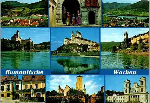 47448 - Niederösterreich - Wachau , Aggsbach , Schallaburg , Spitz , Emmersdorf , Göttweig - gelaufen 1982