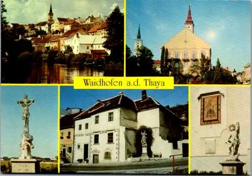 47450 - Niederösterreich - Waidhofen an der Thaya , Mehrbildkarte - gelaufen 1984