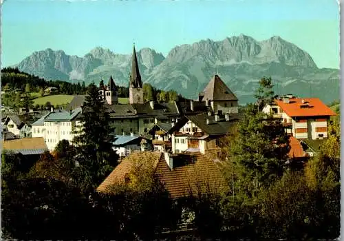 47503 - Tirol - Kitzbühel , gegen Wilden Kaiser - gelaufen