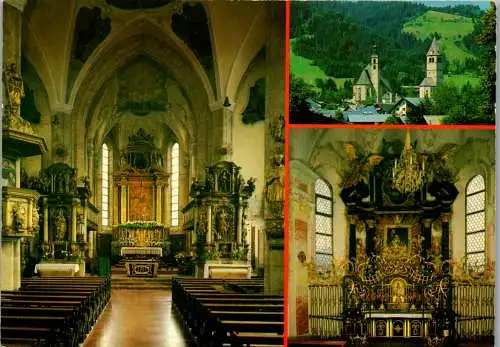 47512 - Tirol - Kitzbühel , Pfarrkirche zum Hl. Andreas und Liebfrauenkirche - gelaufen 1983