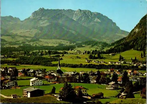 47518 - Tirol - Kössen , Blick auf Kaisergebirge - gelaufen 1976