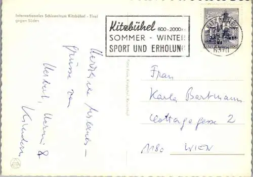 47534 - Tirol - Kitzbühel , gegen Süden , Panorama - gelaufen 1977