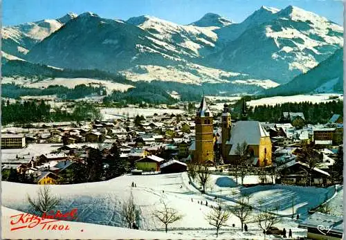 47536 - Tirol - Kitzbühel , Kitzbüheler Alpen , Panorama - gelaufen