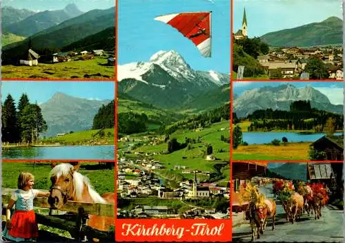 47555 - Tirol - Kirchberg , Kobingerhütte , Badesee , Rettenstein , Hohe Salve , Schwarzsee , Almabtrieb - gelaufen 1978