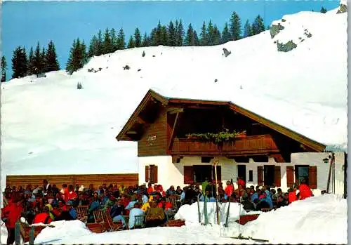 47557 - Tirol - Kirchberg , Schihütte Ochsalm , Bes. Fam. Thaler - gelaufen 1981