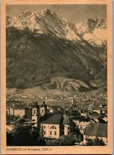47571 - Tirol - Innsbruck , mit Brandjoch - gelaufen 1946