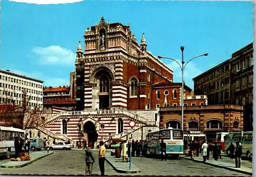 47603 - Kroatien - Rijeka , Kapucinska Crkva , Autobusni Kolodvor - gelaufen 1973