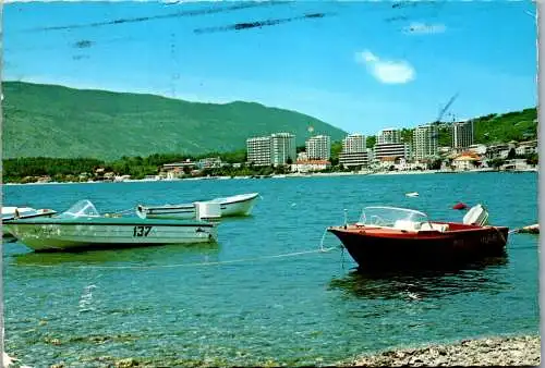47620 - Montenegro - Igalo , Strand , Hotel , Boot - gelaufen