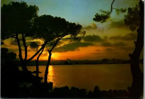 47627 - Kroatien - Motiv , Sonnenuntergang am Meer - gelaufen