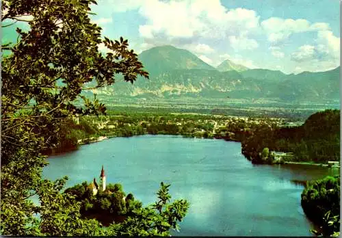 47629 - Slowenien - Bled , Panorama - gelaufen