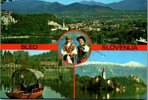 47636 - Slowenien - Bled , Mehrbildkarte - gelaufen 1983