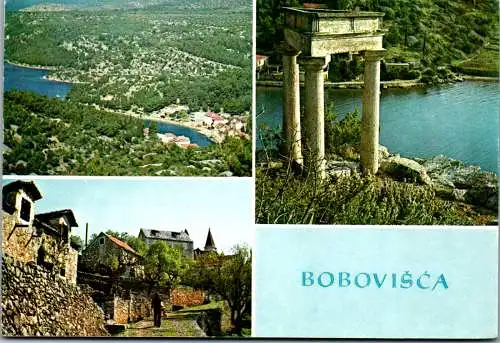 47640 - Kroatien - Bobovisca , Otok Brac , Mehrbildkarte - gelaufen 1982