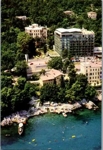 47649 - Kroatien - Opatija , Hotel Adriatic - gelaufen 1971