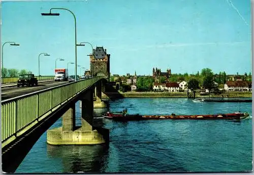 47684 - Deutschland - Worms , am Rhein , Nibelungenbrücke - gelaufen 1978