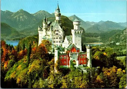47689 - Deutschland - Schwangau , Königsschloß Neuschwanstein - gelaufen 1974