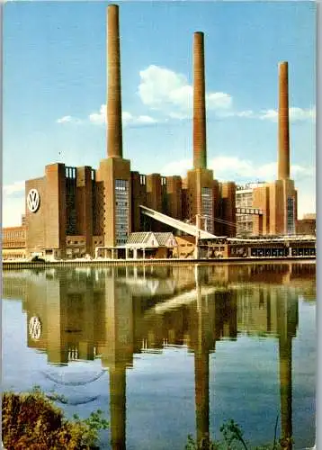 47694 - Deutschland - Wolfsburg , Volkswagen Werk , VW - gelaufen 1965